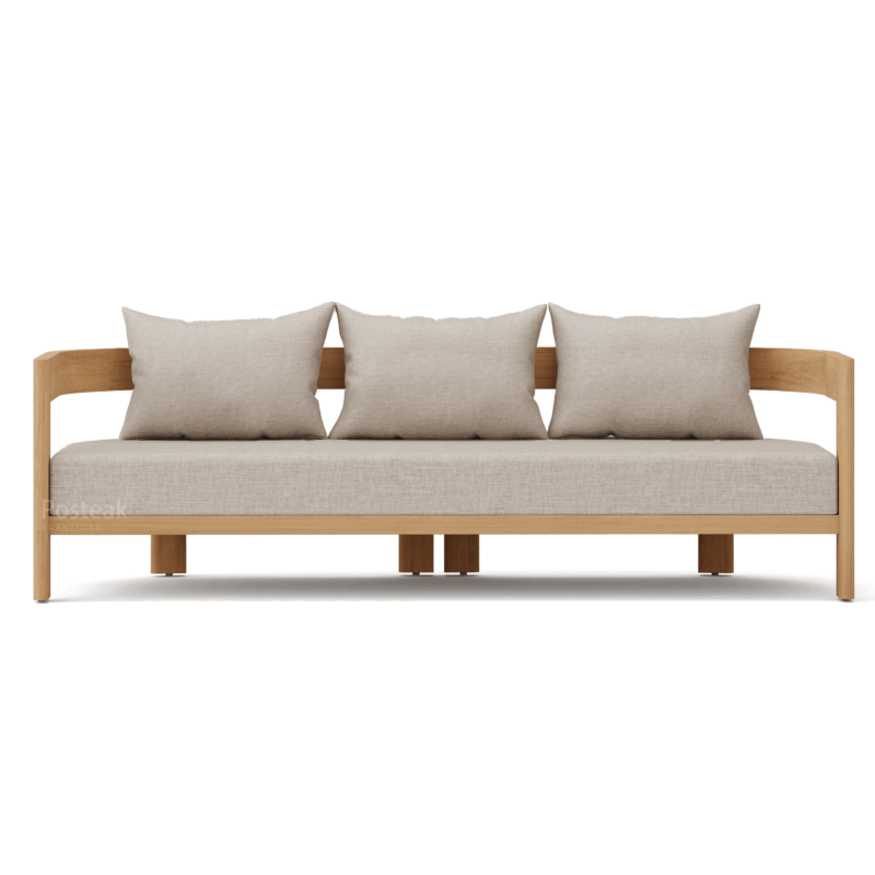 canyon teak sofa-front
