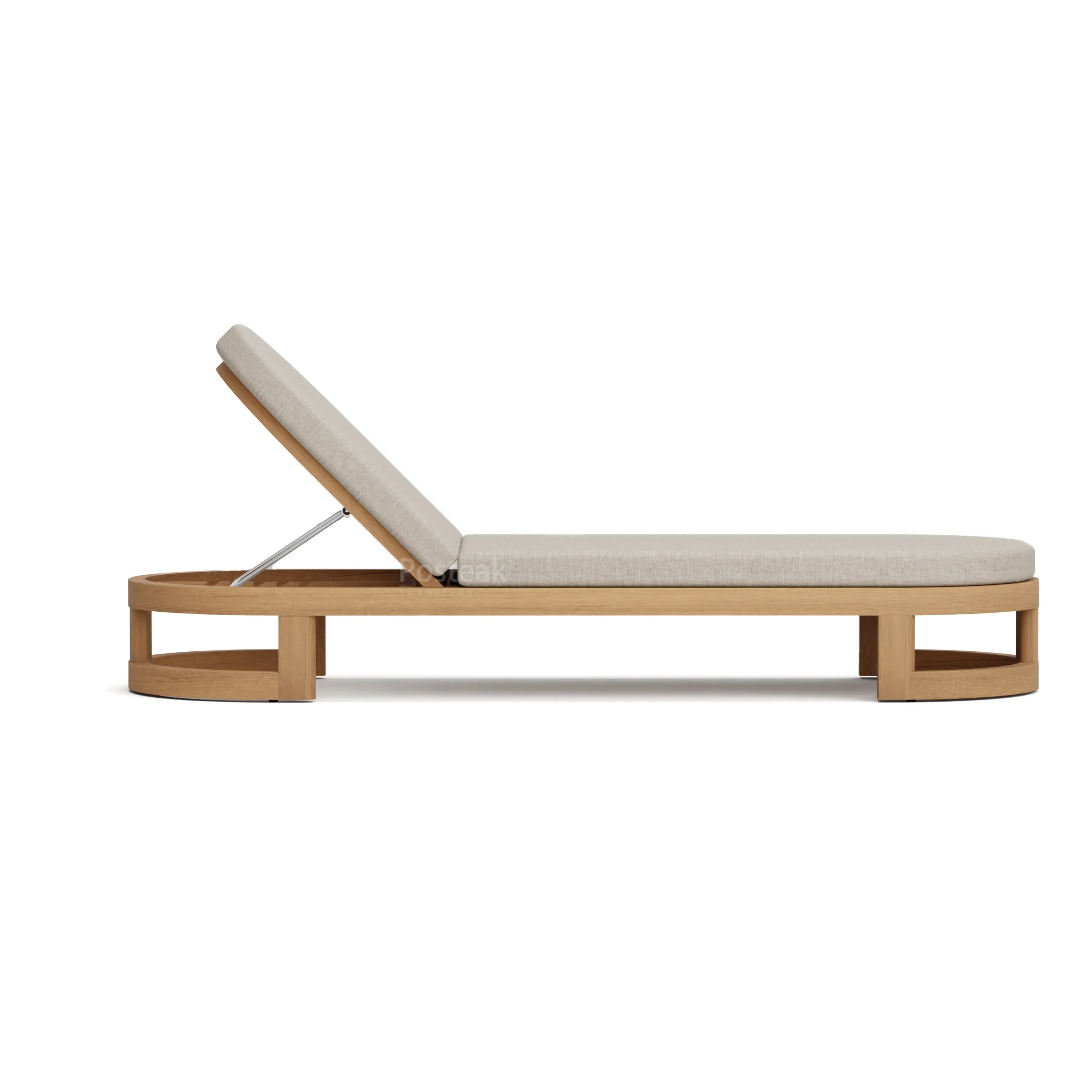 Canyon Teak Outdoor Chaise Lounge - Image 2