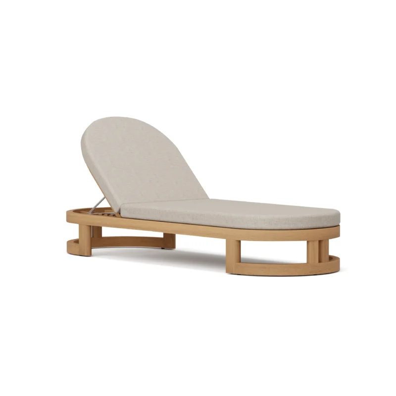 Canyon Teak Outdoor Chaise Lounge