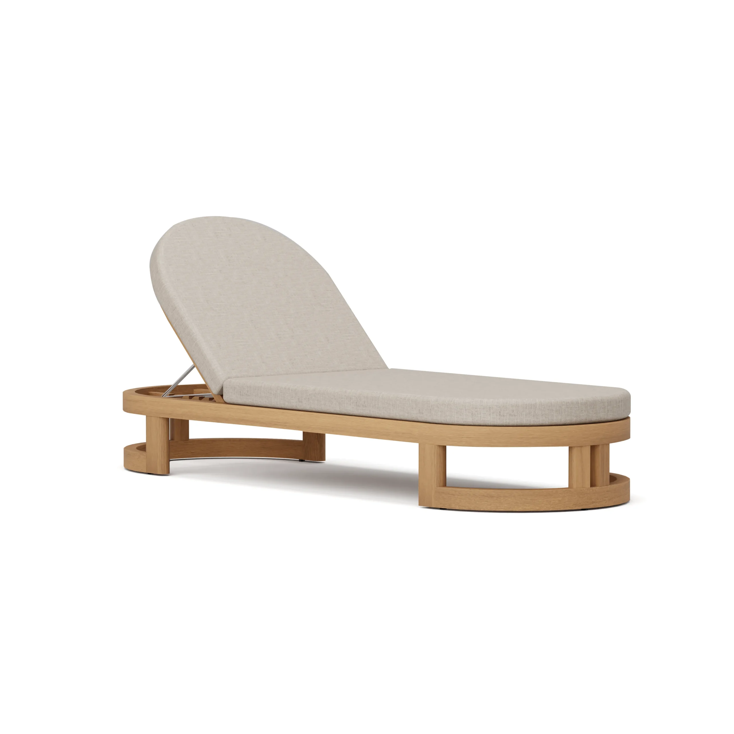 Canyon Teak Outdoor Chaise Lounge