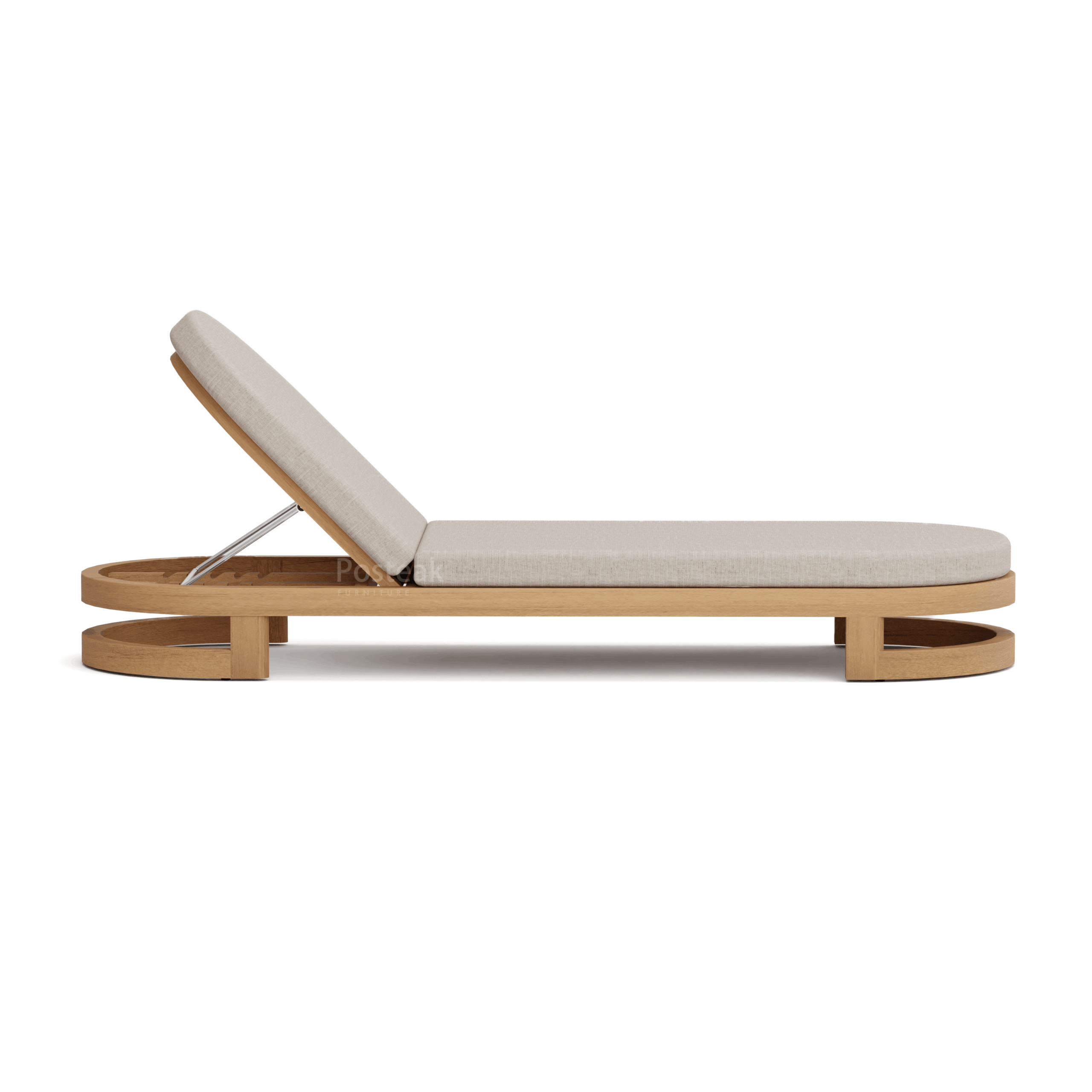 Canyon teak chaise side-posteak