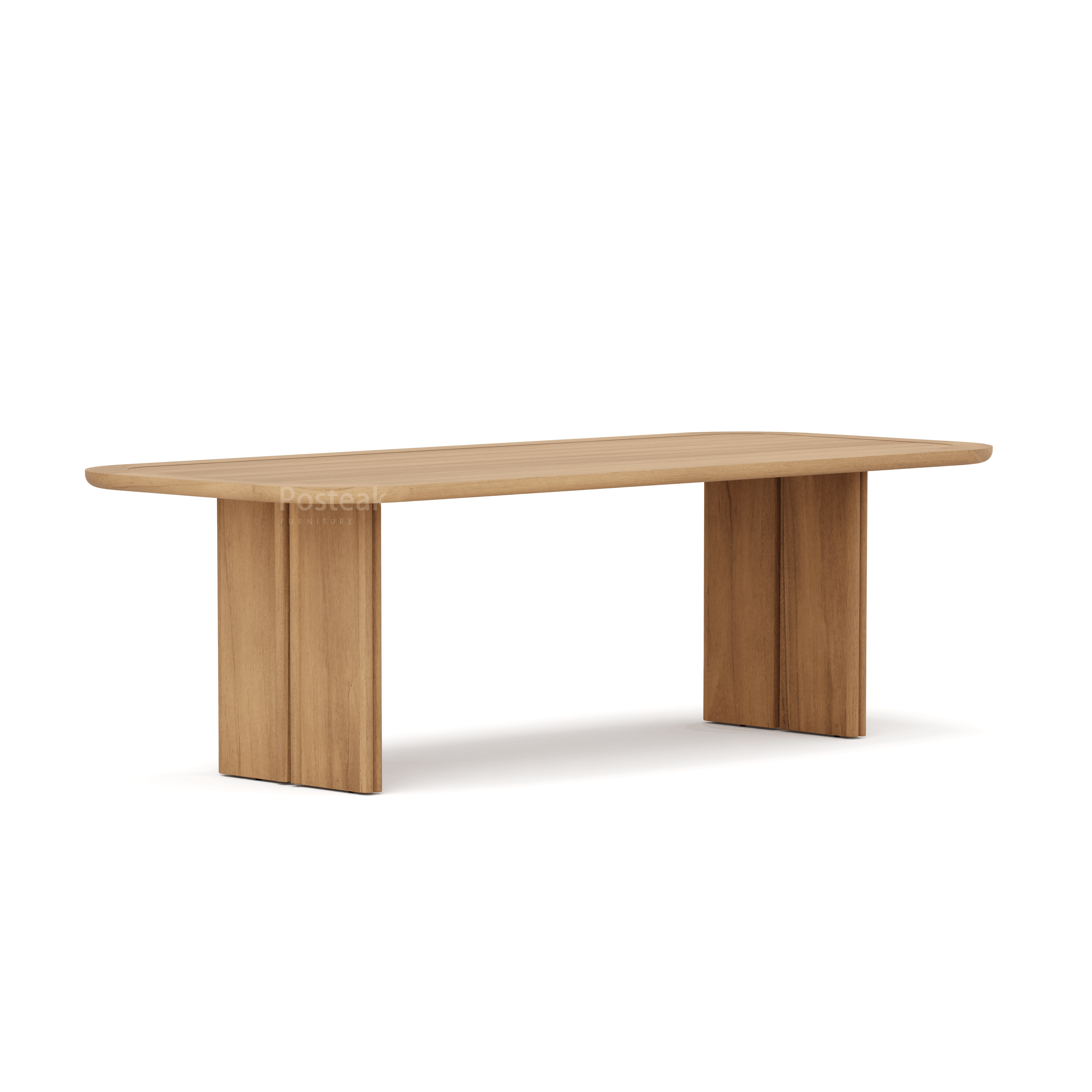 Aruba Teak Outdoor Dining Table - Image 2