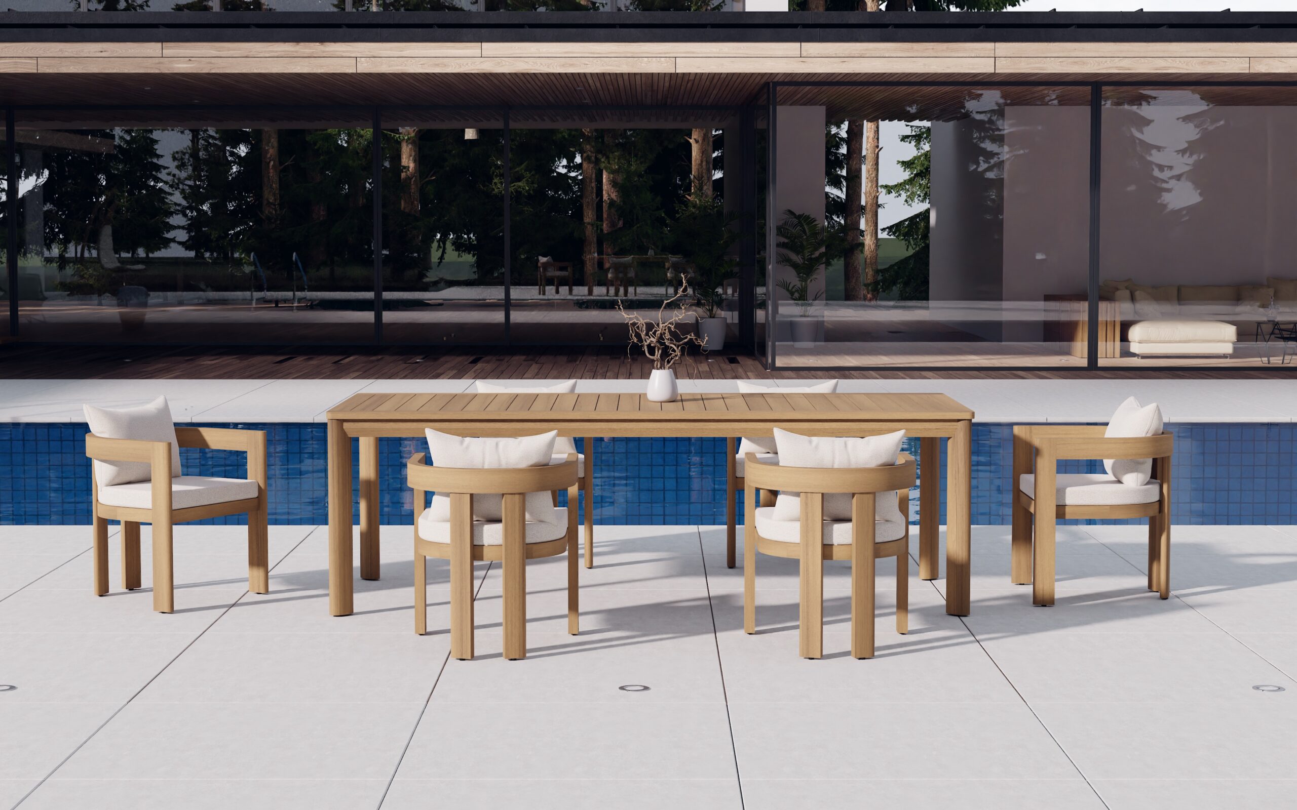 Outdoor Teak Dining Furniture Indonesia