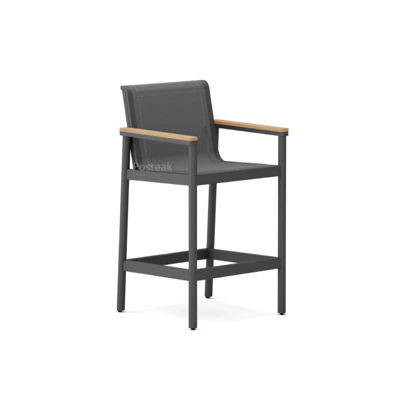 montauk bar chair-charcoal-ab