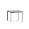 Montauk Square Dining Table Charcoal