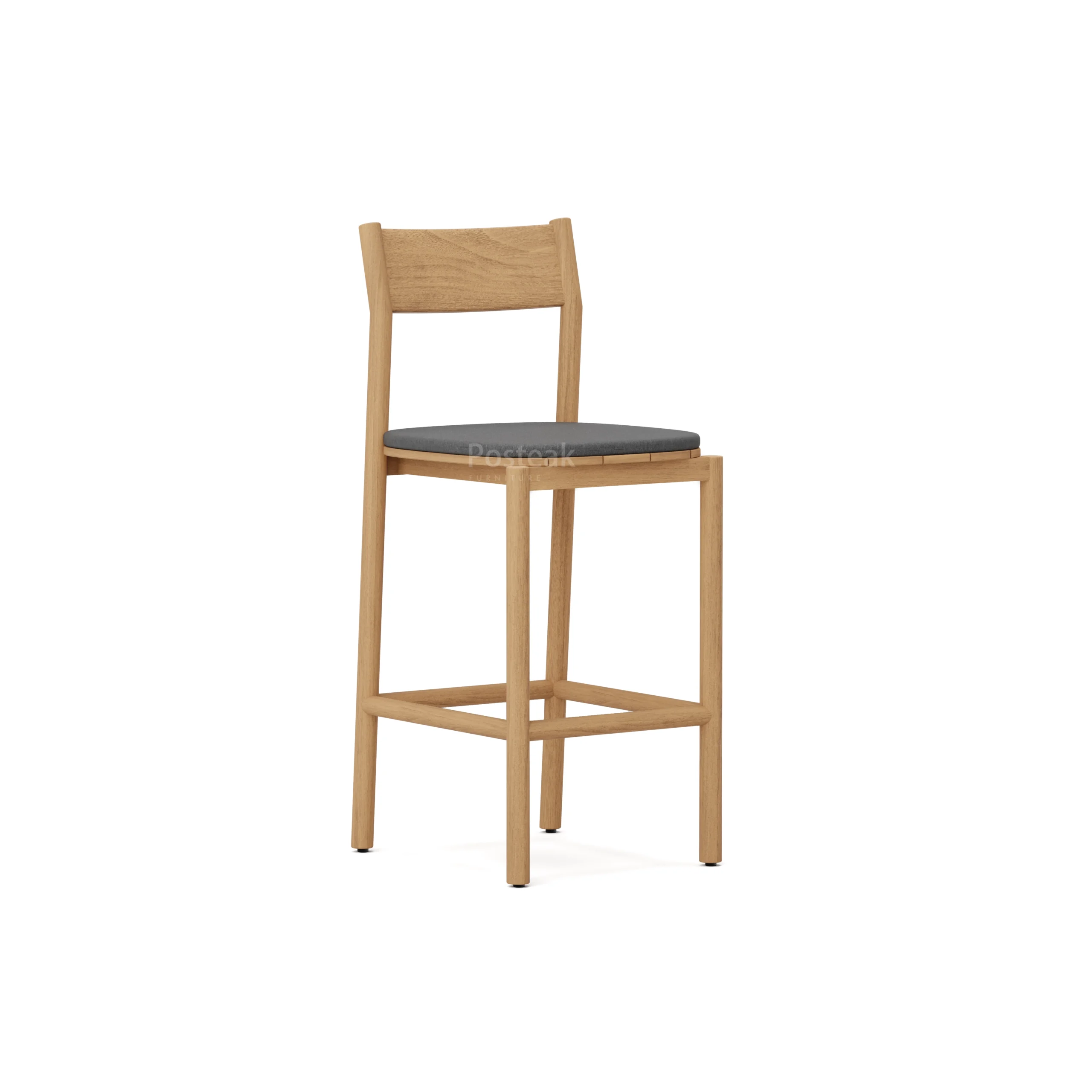 Osten Teak Outdoor Bar Stool